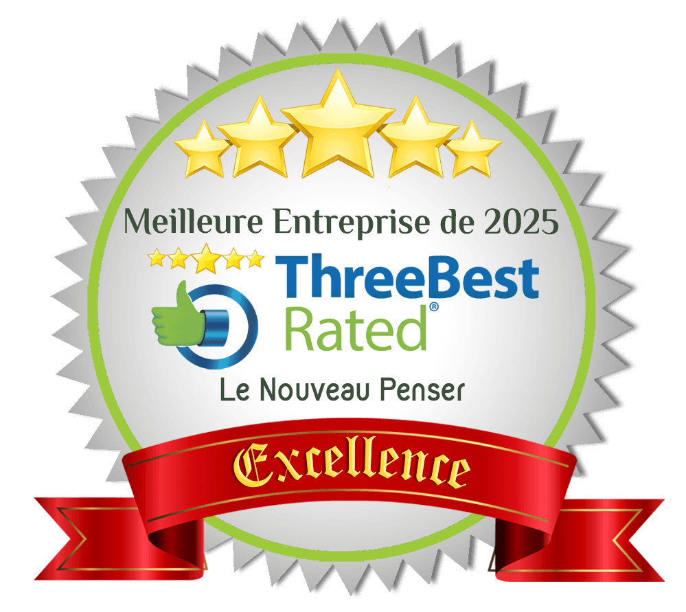 Meilleure entreprise ThreeBest Rated